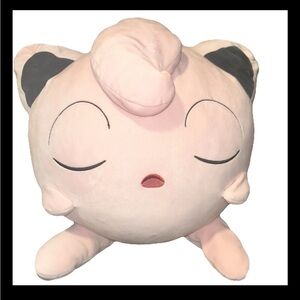 Pink Jigglypuff Plush Squishmallow Large Sz